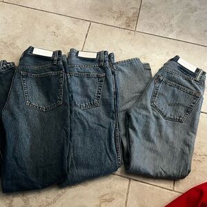 Re/Done Classic Blue Jeans Trio